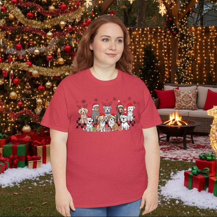 Santa Dogs Christmas T-Shirt - Kim’s Signature Beauty & Accessories    