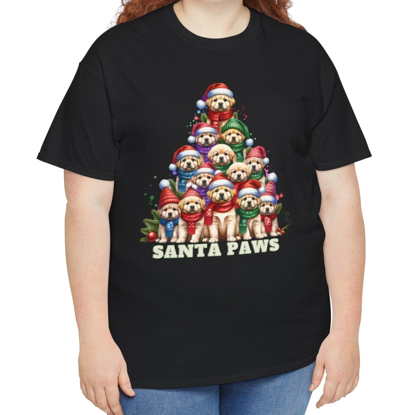 Santa Paws Tree Tee - Kim’s Signature Beauty & Accessories    