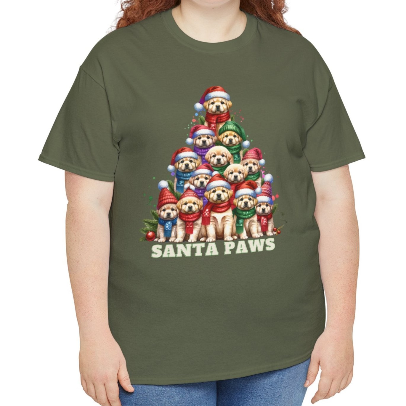 Santa Paws Tree Tee - Kim’s Signature Beauty & Accessories    