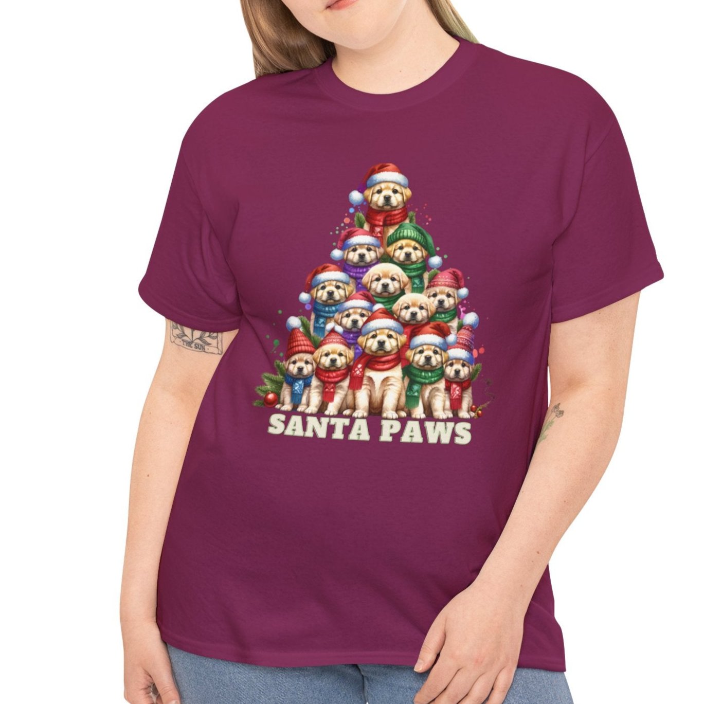 Santa Paws Tree Tee - Kim’s Signature Beauty & Accessories    