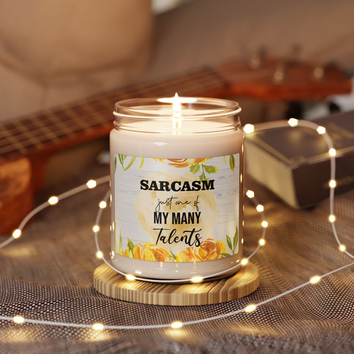 Sarcasm Talent Scented Soy Candle, 9oz - Kim’s Signature Beauty & Accessories    