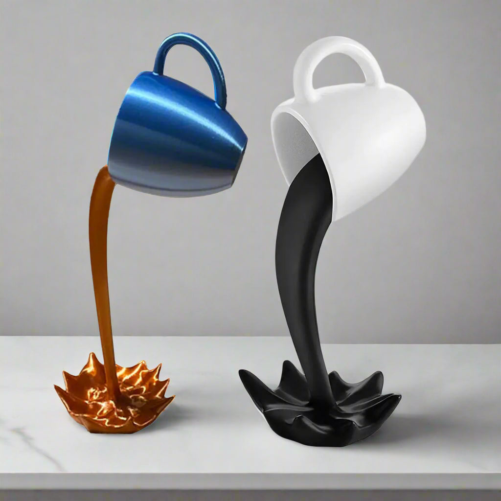 Unique Statues, Floating Coffee Cup Art, & Sculptures - Kim’s Signature Beauty & Accessories    