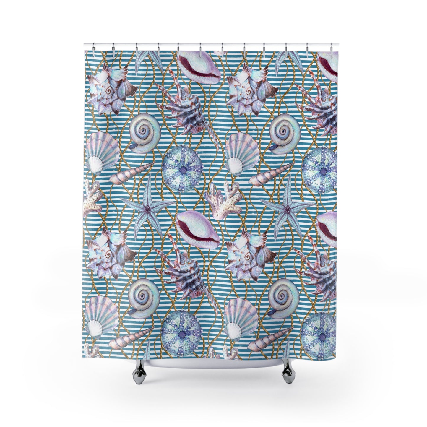 Seashell Medley Shower Curtain - - Kim’s Signature Beauty & Accessories    