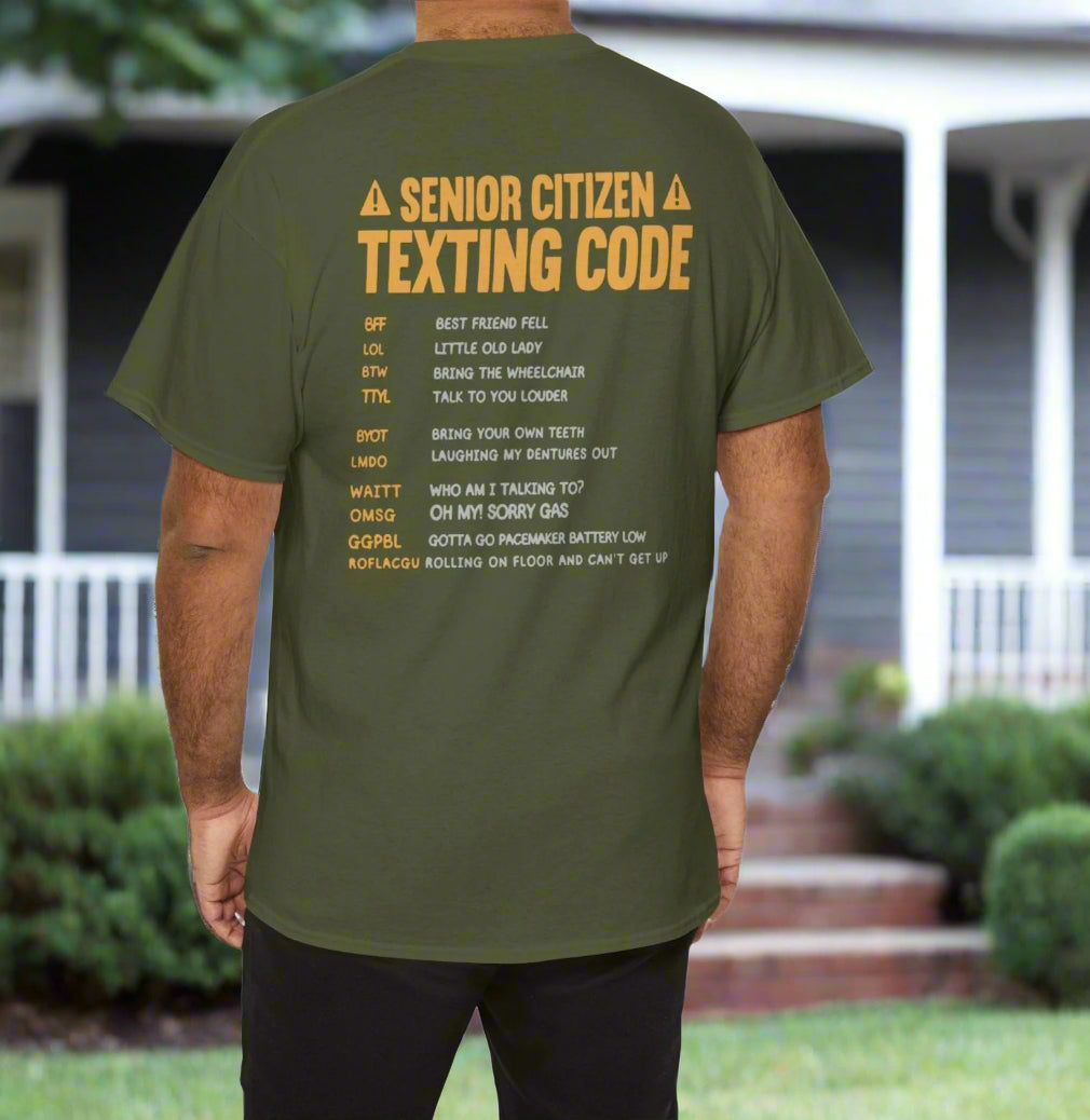 Senior Texting Codes Unisex Tee - Kim’s Signature Beauty & Accessories    
