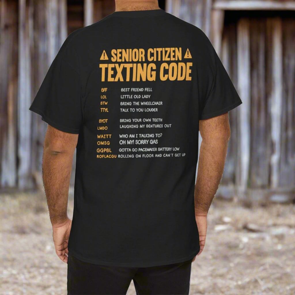 Senior Texting Codes Unisex Tee - Kim’s Signature Beauty & Accessories    