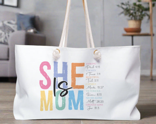 She is Mom Weekender Bag - Kim’s Signature Beauty & Accessories    