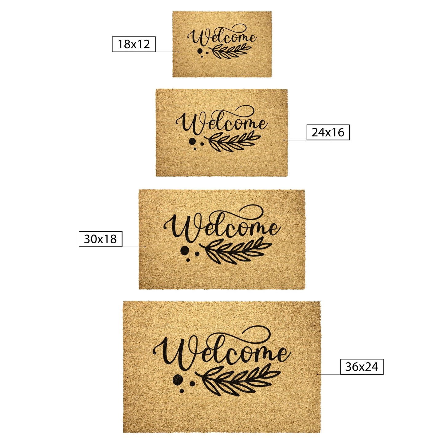 Simple Welcome Door Mat - Kim’s Signature Beauty & Accessories    