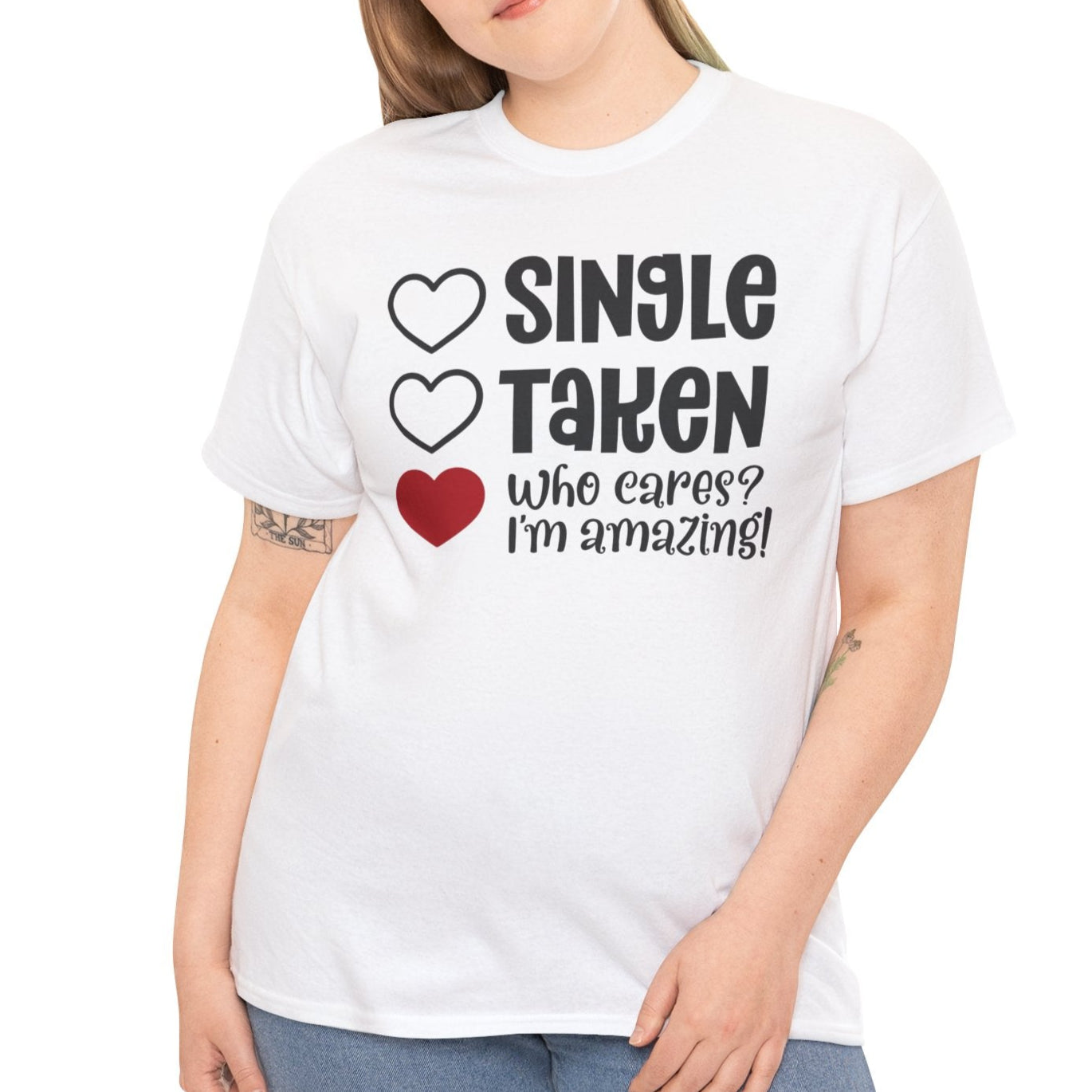 Single.. Who Cares Tee - Kim’s Signature Beauty & Accessories    