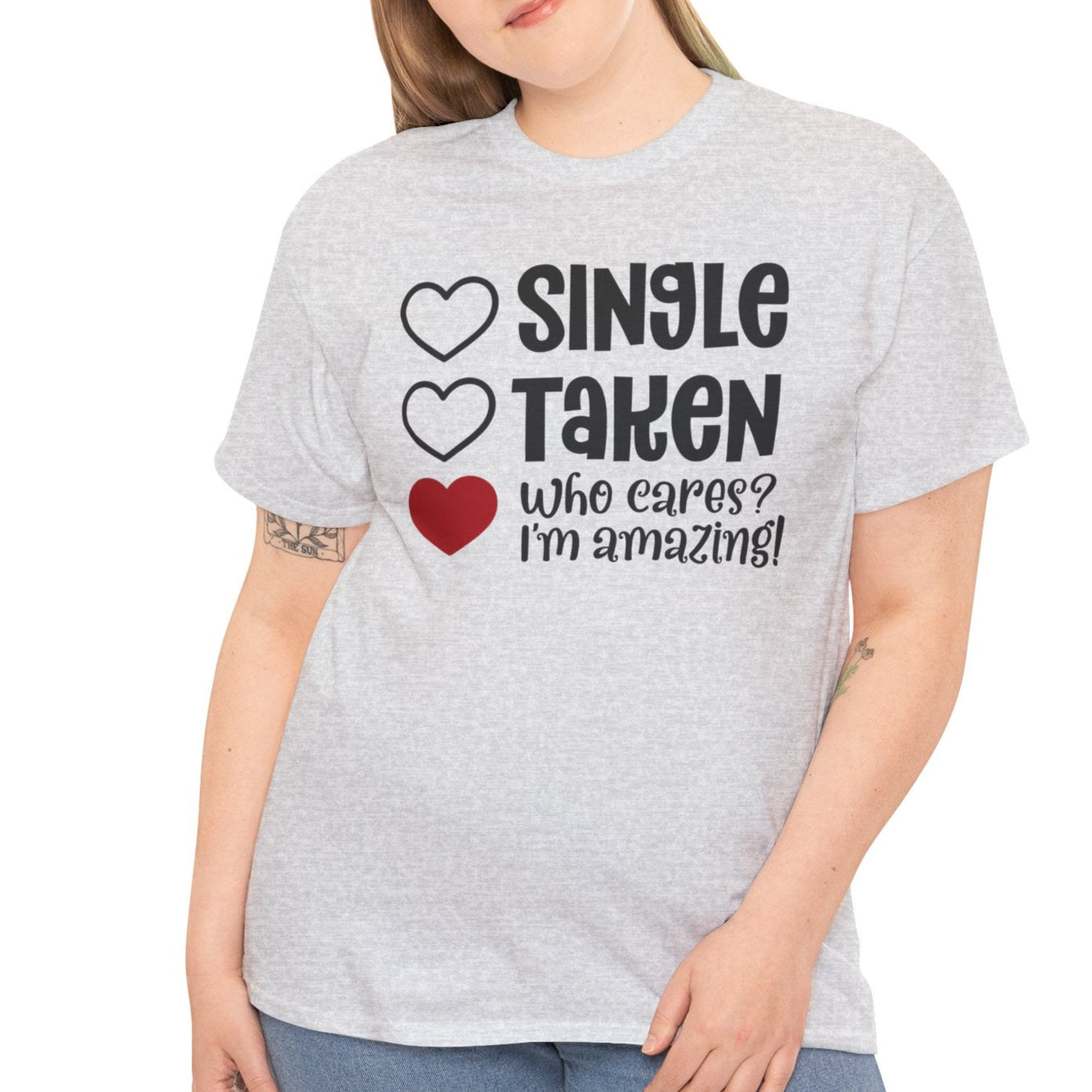 Single.. Who Cares Tee - Kim’s Signature Beauty & Accessories    