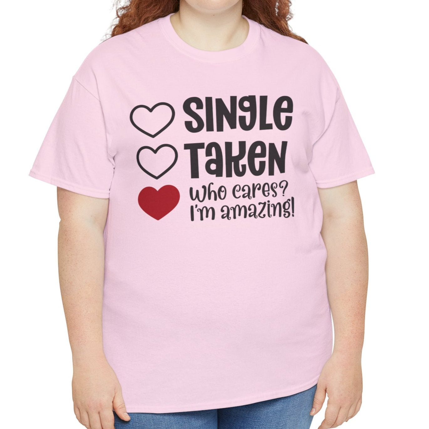 Single.. Who Cares Tee - Kim’s Signature Beauty & Accessories    