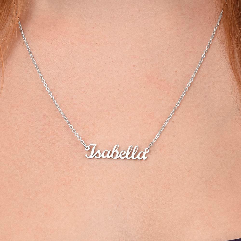 Sister, I love you to the Moon & Back! Personalized necklace - Kim’s Signature Beauty & Accessories    