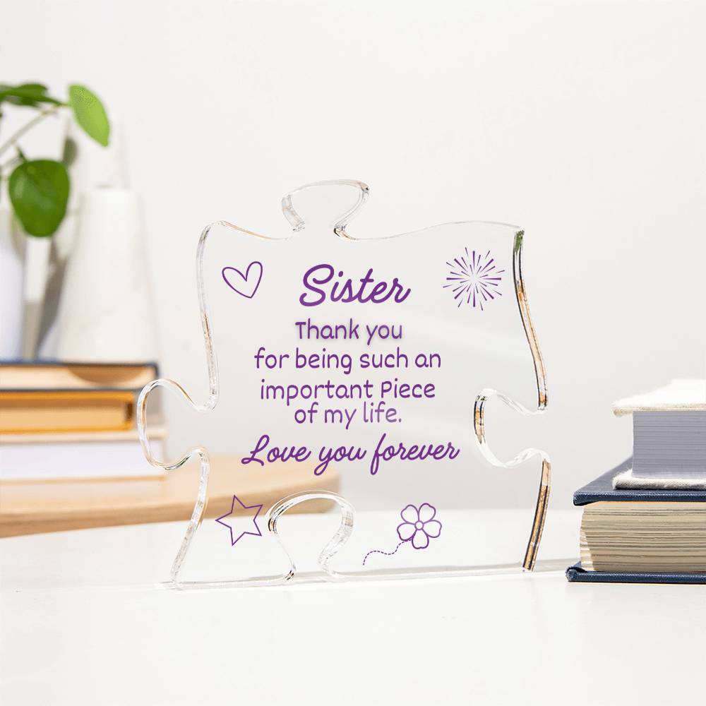 Sister, Important Piece | Acrylic - Kim’s Signature Beauty & Accessories    