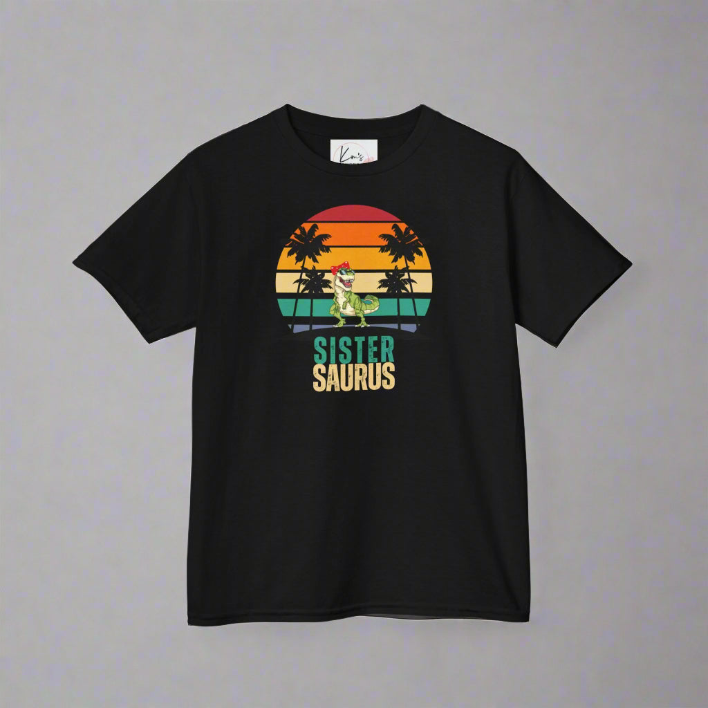 Sistersaurus T-Shirt – Bold & Playful Dino Tee for Girl - Kim’s Signature Beauty & Accessories    