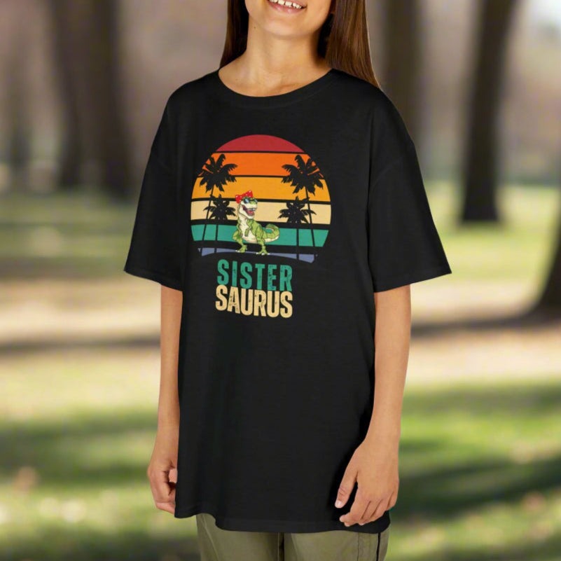 Sistersaurus T-Shirt – Bold & Playful Dino Tee for Girl - Kim’s Signature Beauty & Accessories    