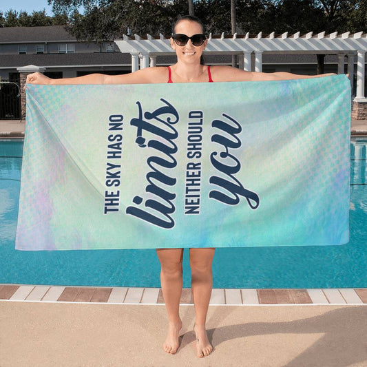 Sky has No Limit | Sports Towel - Kim’s Signature Beauty & Accessories    