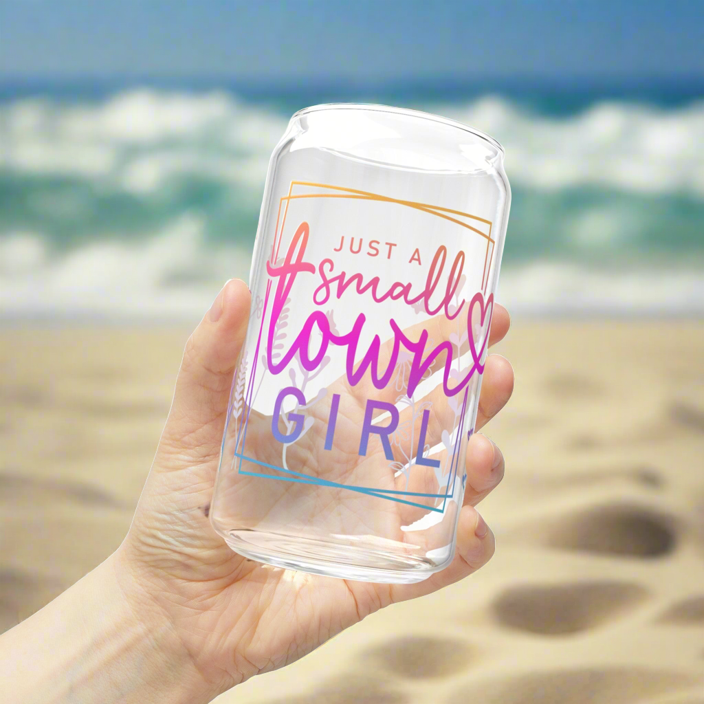 Small Town Girl | Sipper Glass, 16oz - Kim’s Signature Beauty & Accessories    