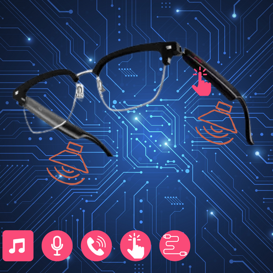 Smart Glasses Built-in Mic Speakers Touch & Voice Assistant Music - Kim’s Signature Beauty & Accessories    