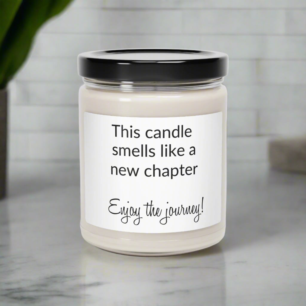 Smells like a new Chapter Soy Candle, 9oz - Kim’s Signature Beauty & Accessories    