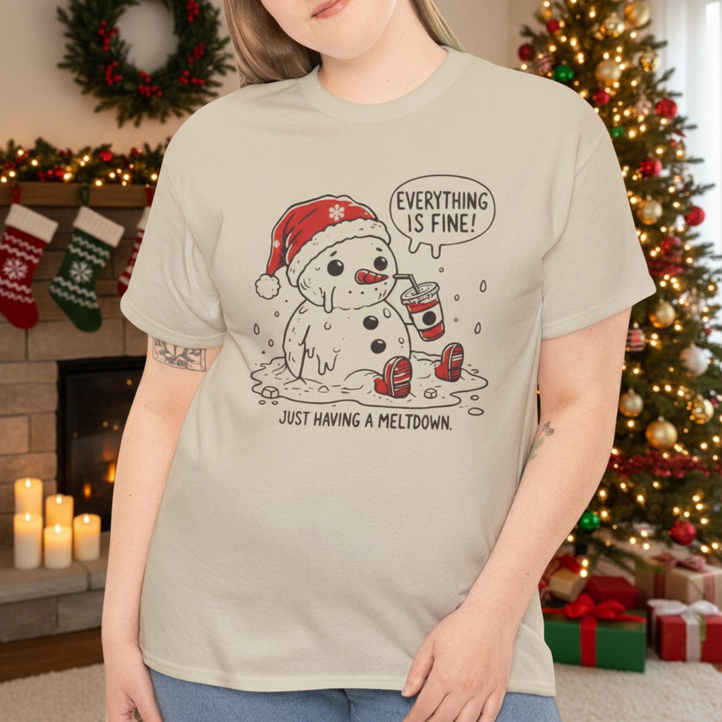 Snowman Meltdown Tee - Kim’s Signature Beauty & Accessories    