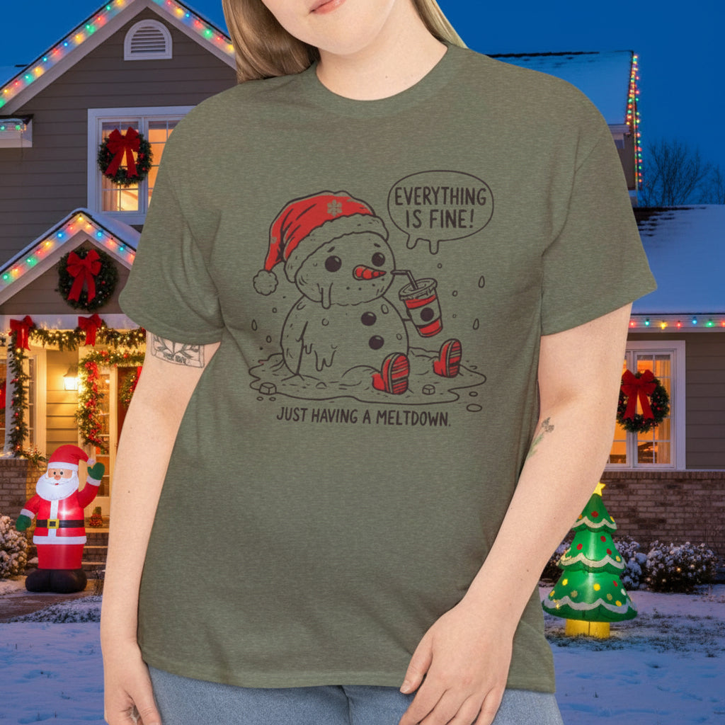 Snowman Meltdown Tee - Kim’s Signature Beauty & Accessories    