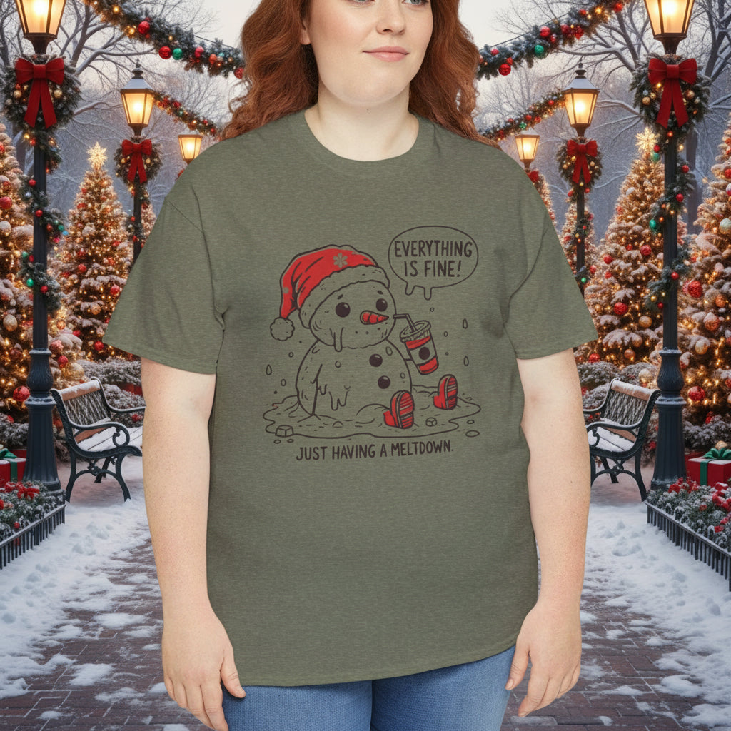Snowman Meltdown Tee - Kim’s Signature Beauty & Accessories    
