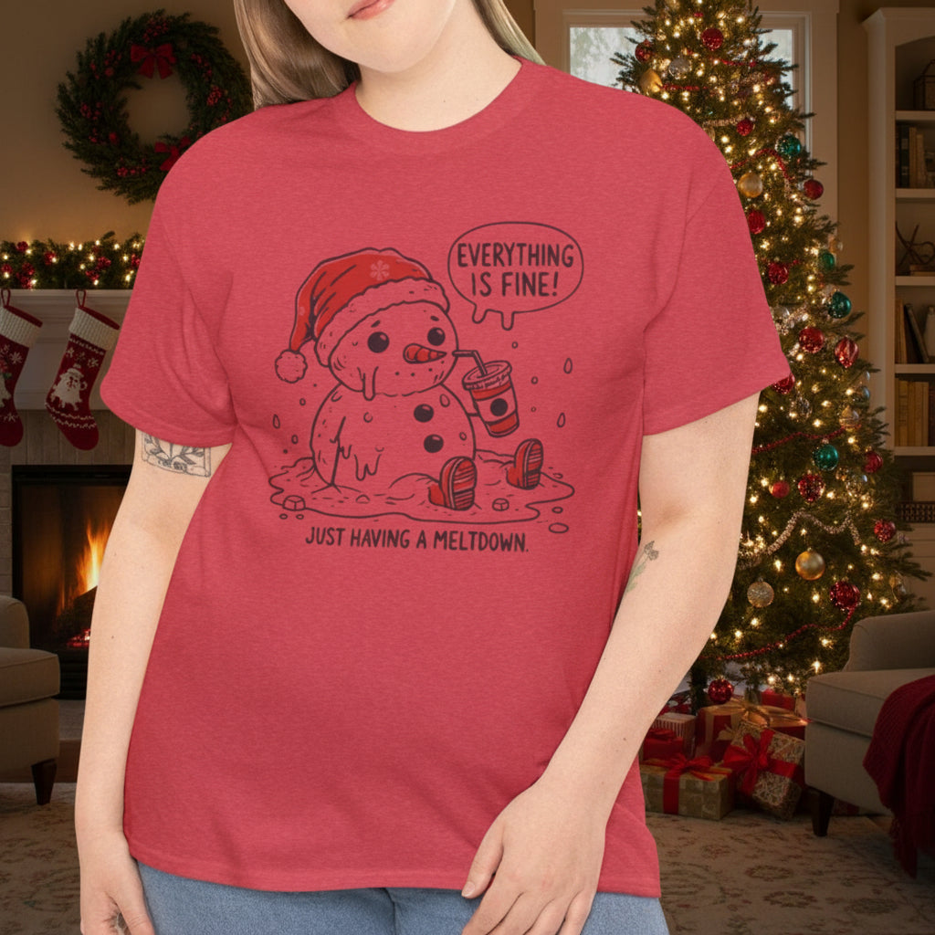 Snowman Meltdown Tee - Kim’s Signature Beauty & Accessories    