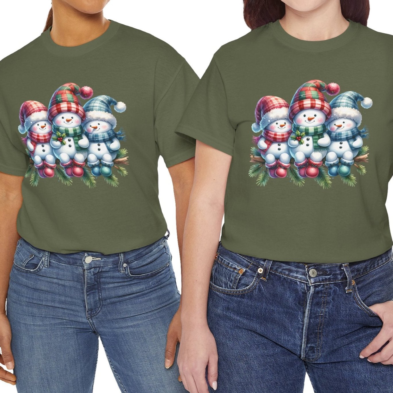 Snowman Trio Tee - Kim’s Signature Beauty & Accessories    