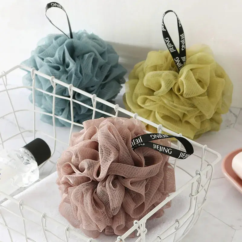 Soft Mesh Bath Sponge Balls - Kim’s Signature Beauty & Accessories    