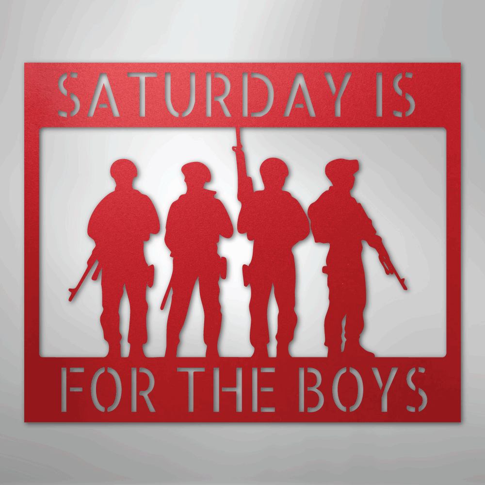 Soldier Monogram - Steel Sign - Kim’s Signature Beauty & Accessories