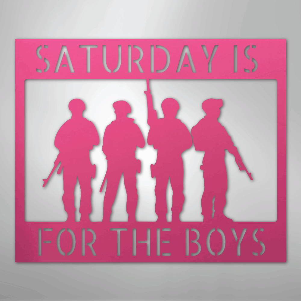 Soldier Monogram - Steel Sign - Kim’s Signature Beauty & Accessories