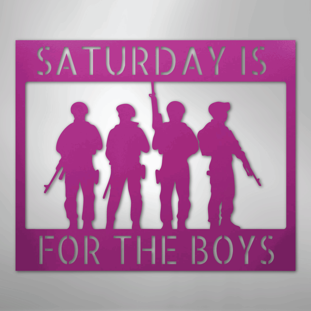 Soldier Monogram - Steel Sign - Kim’s Signature Beauty & Accessories