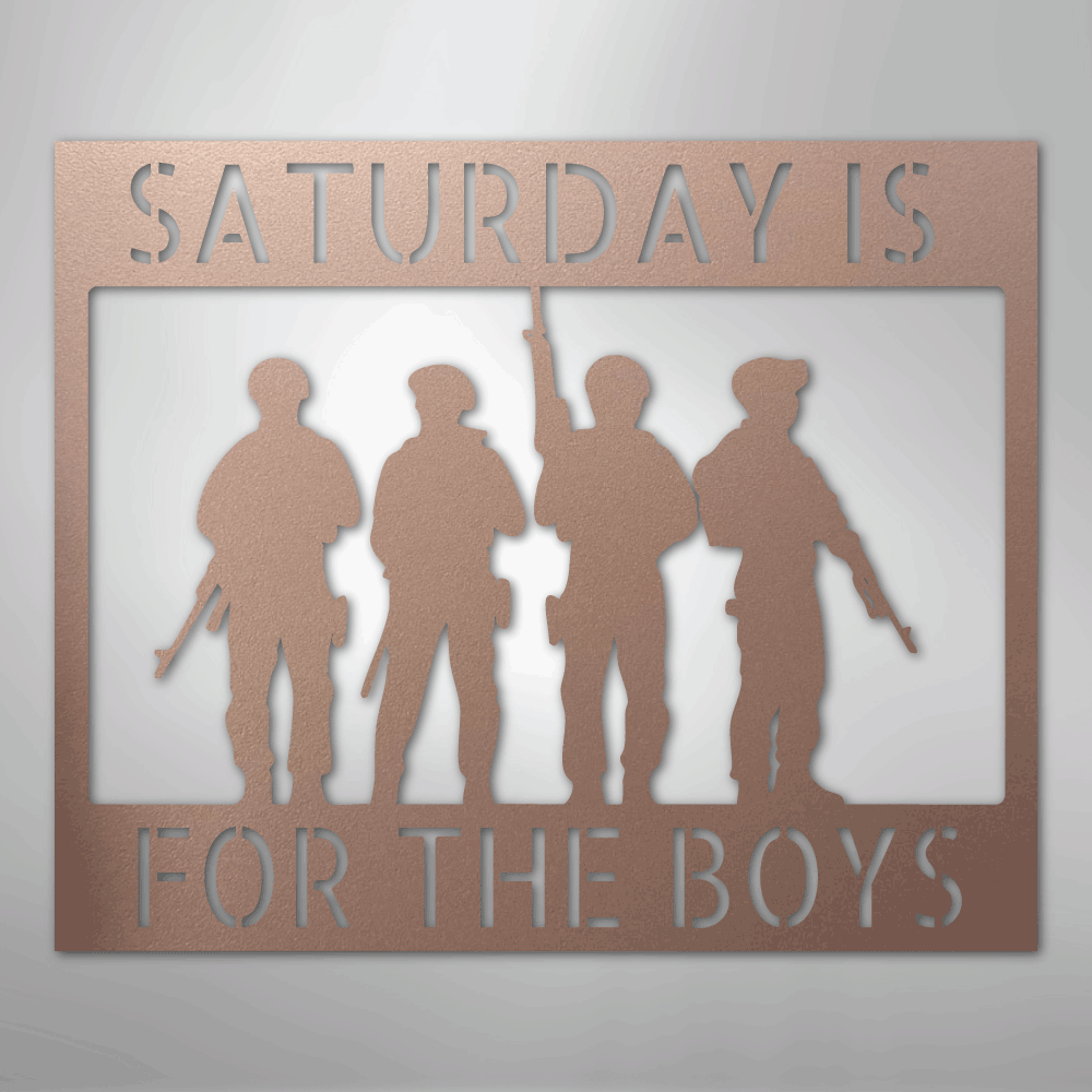 Soldier Monogram - Steel Sign - Kim’s Signature Beauty & Accessories