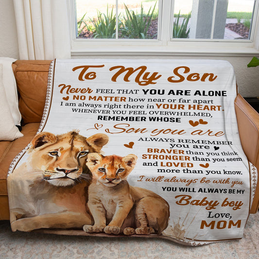 Son Lion Blanket from Mom - Kim’s Signature Beauty & Accessories