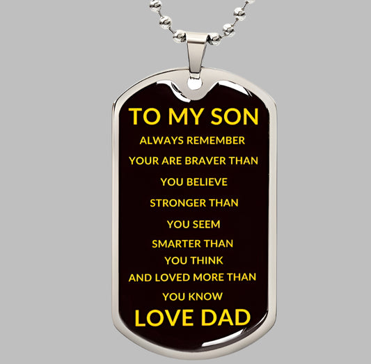 Son, Remember... from Dad - Kim’s Signature Beauty & Accessories    