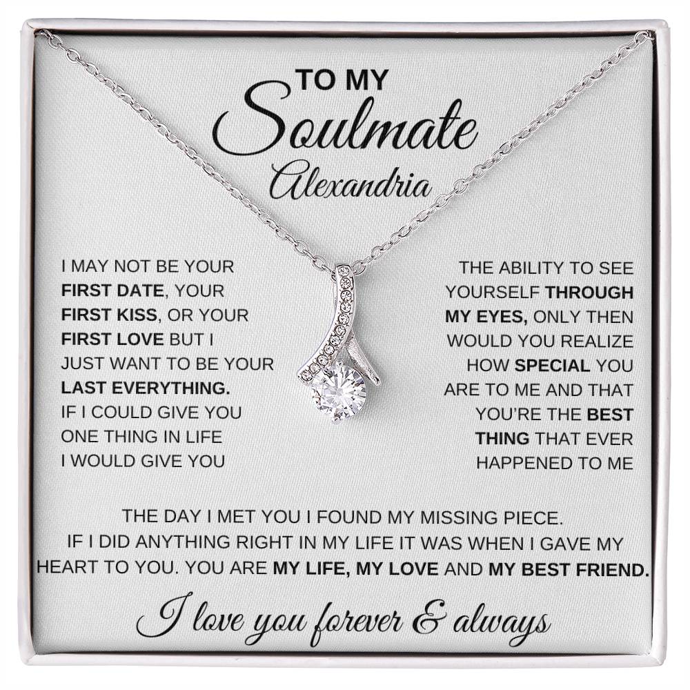 Soulmate Alluring Beauty (Persoanlized) Necklace - Kim’s Signature Beauty & Accessories    