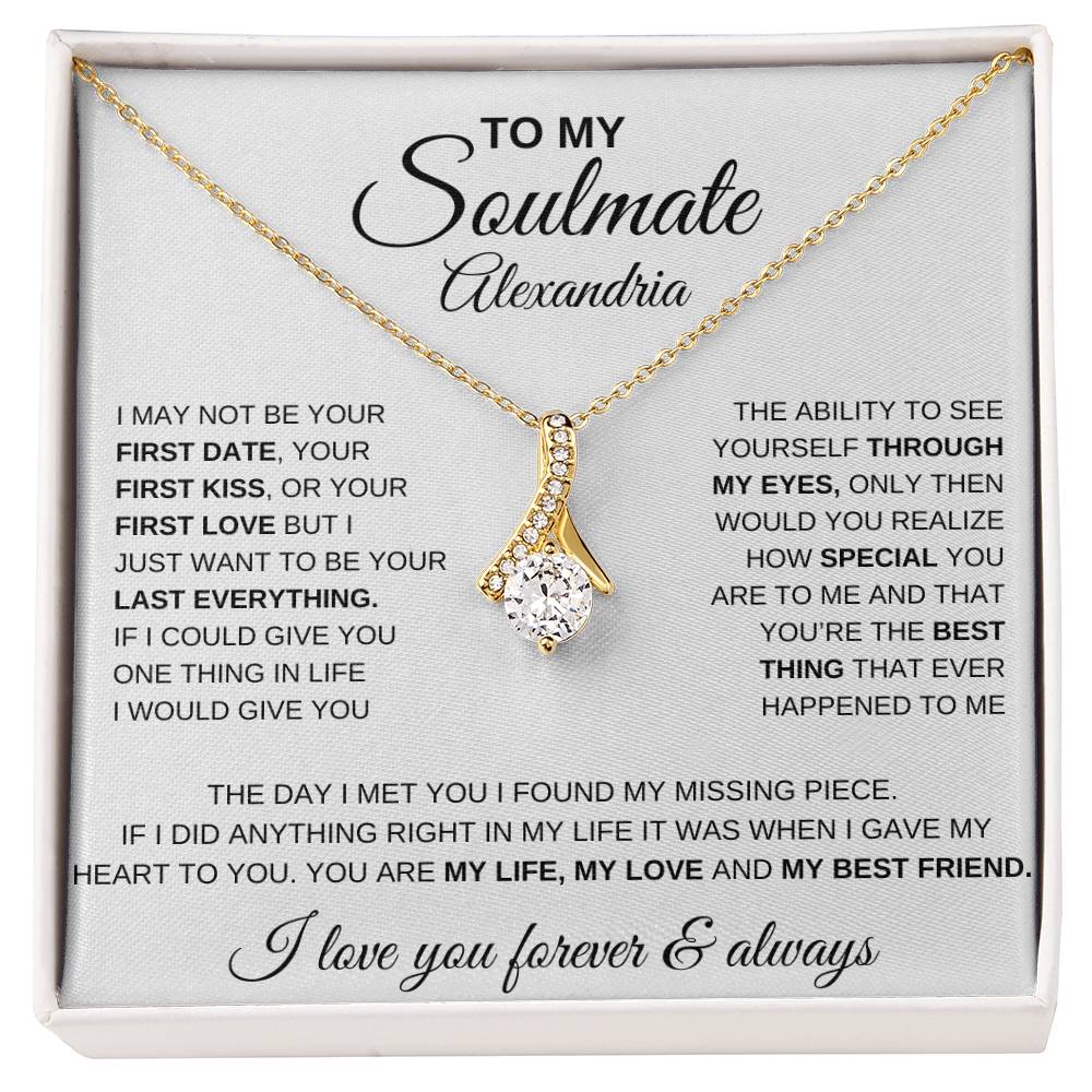 Soulmate Alluring Beauty (Persoanlized) Necklace - Kim’s Signature Beauty & Accessories    