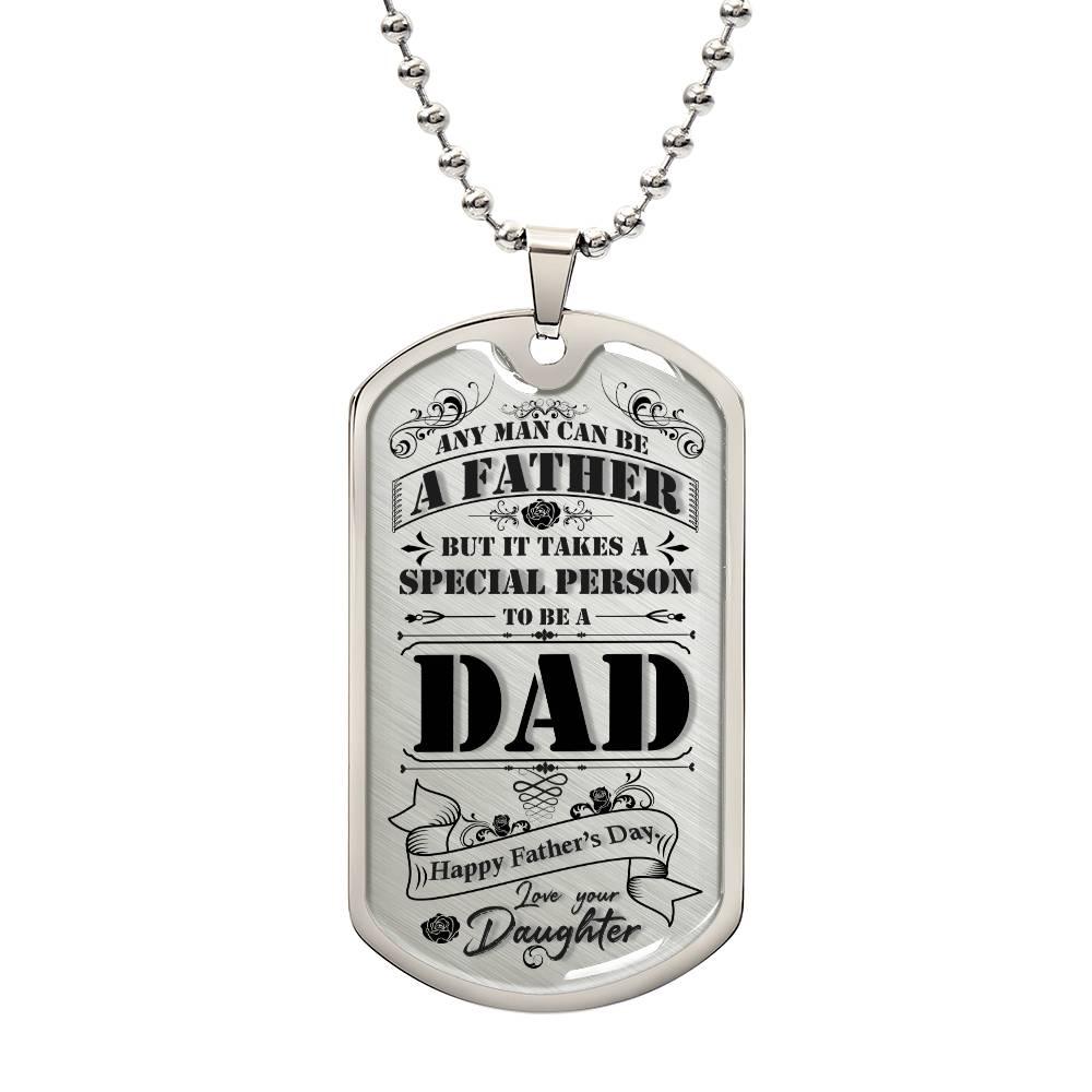 Special Dad Father's Day | Dog Tag - Kim’s Signature Beauty & Accessories    