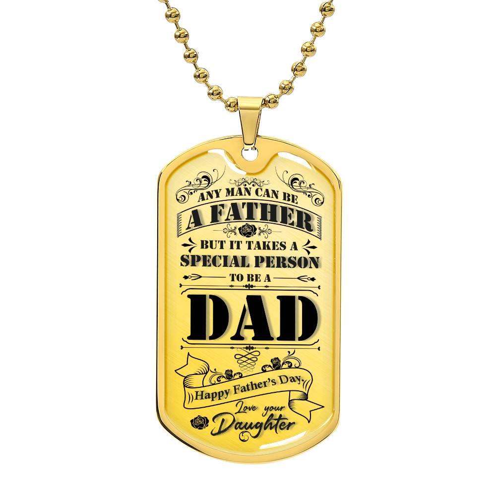 Special Dad Father's Day | Dog Tag - Kim’s Signature Beauty & Accessories    