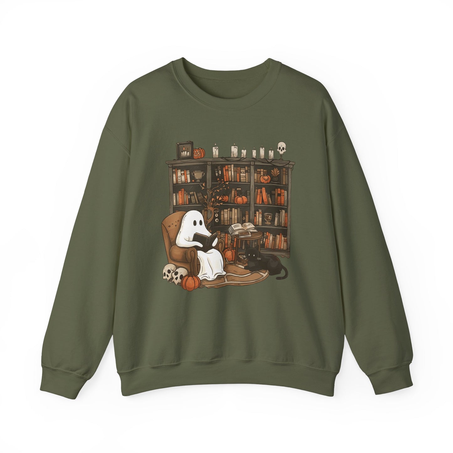 Spooky Reads & Cozy Vibes Sweatshirt - Kim’s Signature Beauty & Accessories    