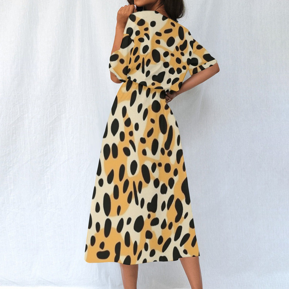 Spotted Leopard Print Dress - Kim’s Signature Beauty & Accessories    