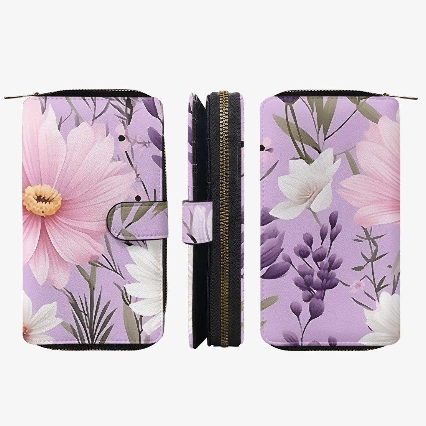Spring Breeze Long Leather Wallet - Kim’s Signature Beauty & Accessories    