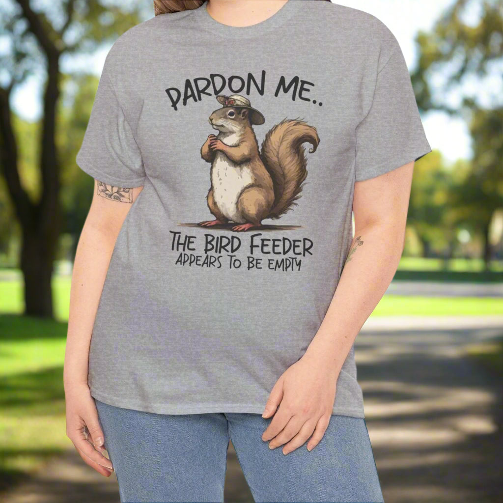 Squirrel Bird Feeder Tee - Kim’s Signature Beauty & Accessories    