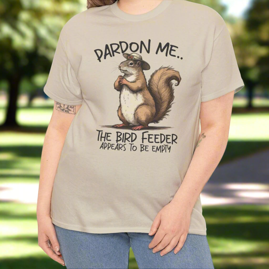 Squirrel Bird Feeder Tee - Kim’s Signature Beauty & Accessories    