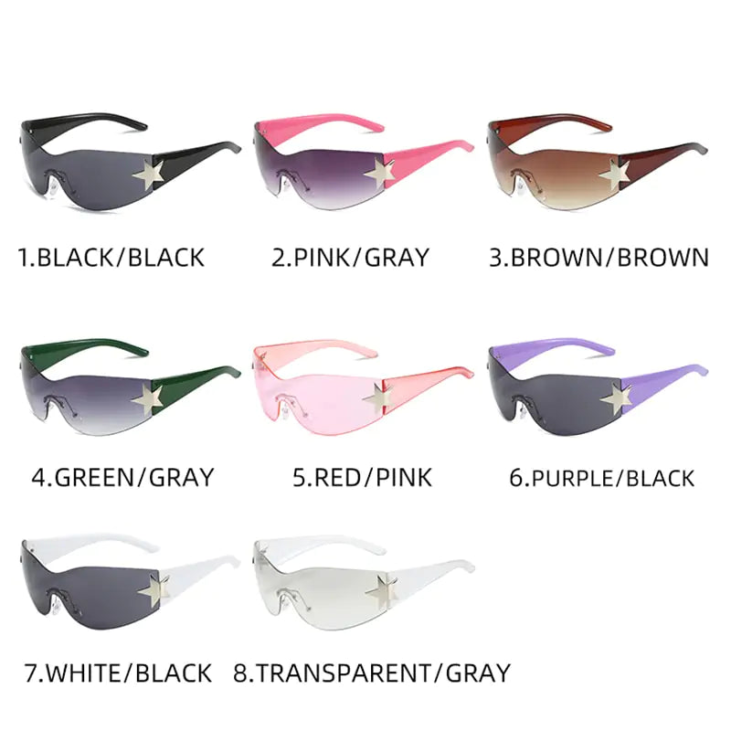 Star Punk Sports Sunglasses - Kim’s Signature Beauty & Accessories    