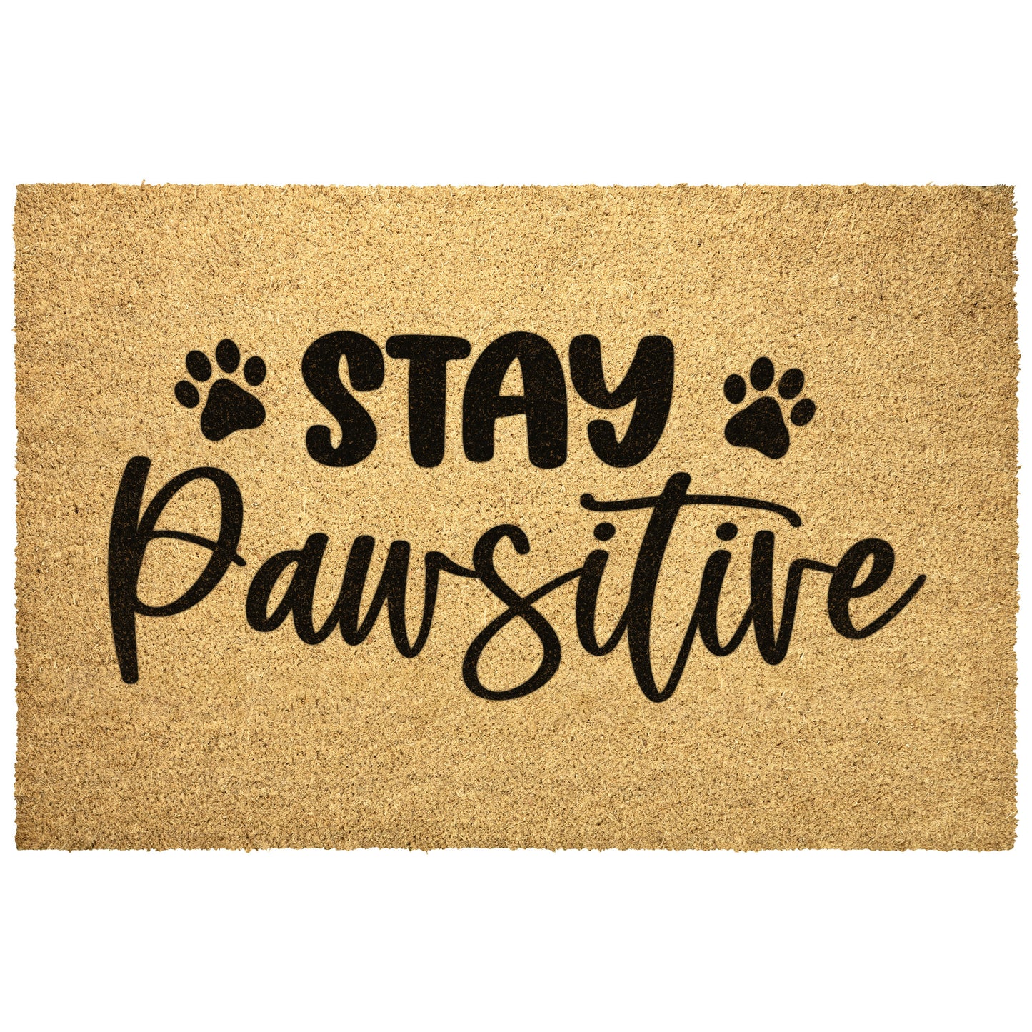 Stay Pawsitive Door Mat - Kim’s Signature Beauty & Accessories    