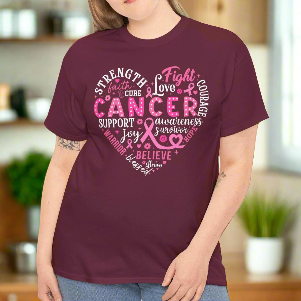 Strength, Love, Fight Tee - Kim’s Signature Beauty & Accessories    