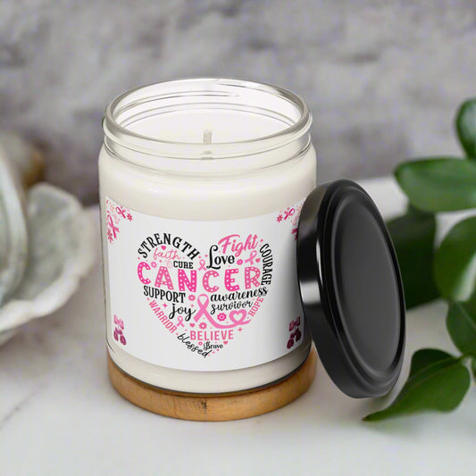 Strength, love, & Determination Soy Candles, 9oz - Kim’s Signature Beauty & Accessories    
