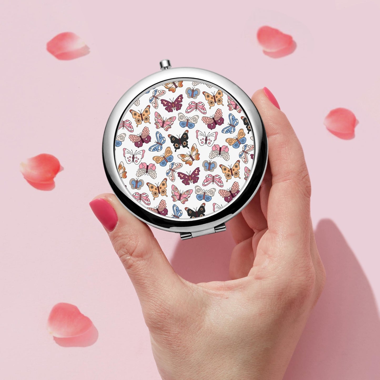 Summer Butterflies |  Compact Mirror - Kim’s Signature Beauty & Accessories    