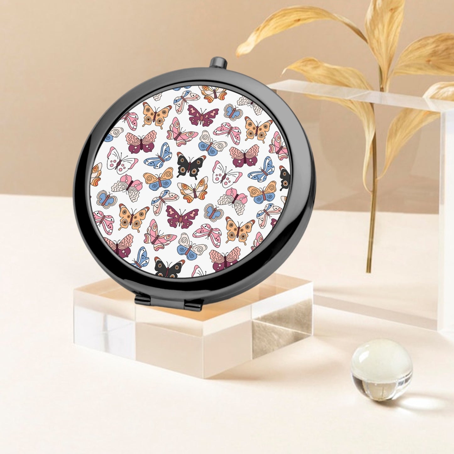Summer Butterflies |  Compact Mirror - Kim’s Signature Beauty & Accessories    