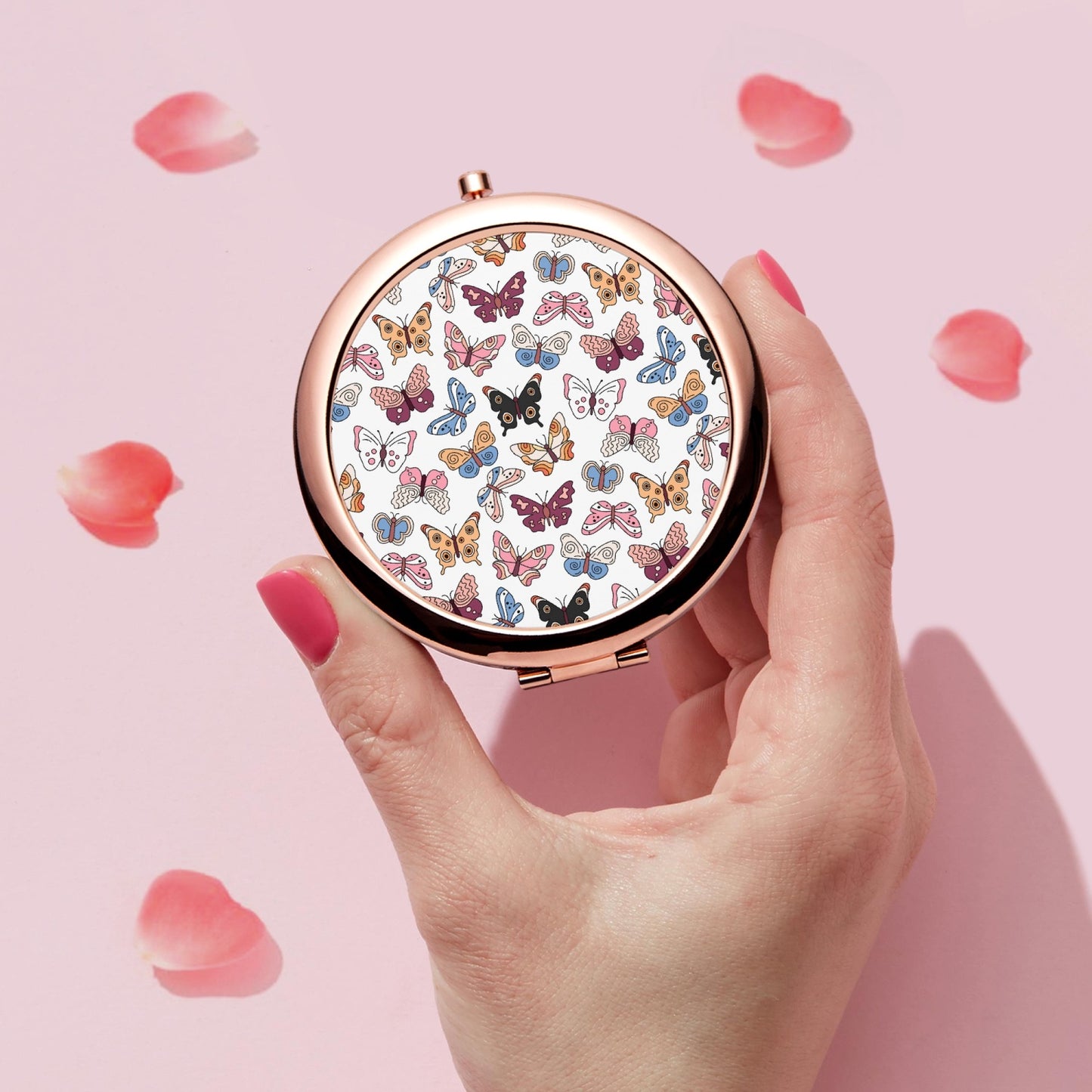 Summer Butterflies |  Compact Mirror - Kim’s Signature Beauty & Accessories    